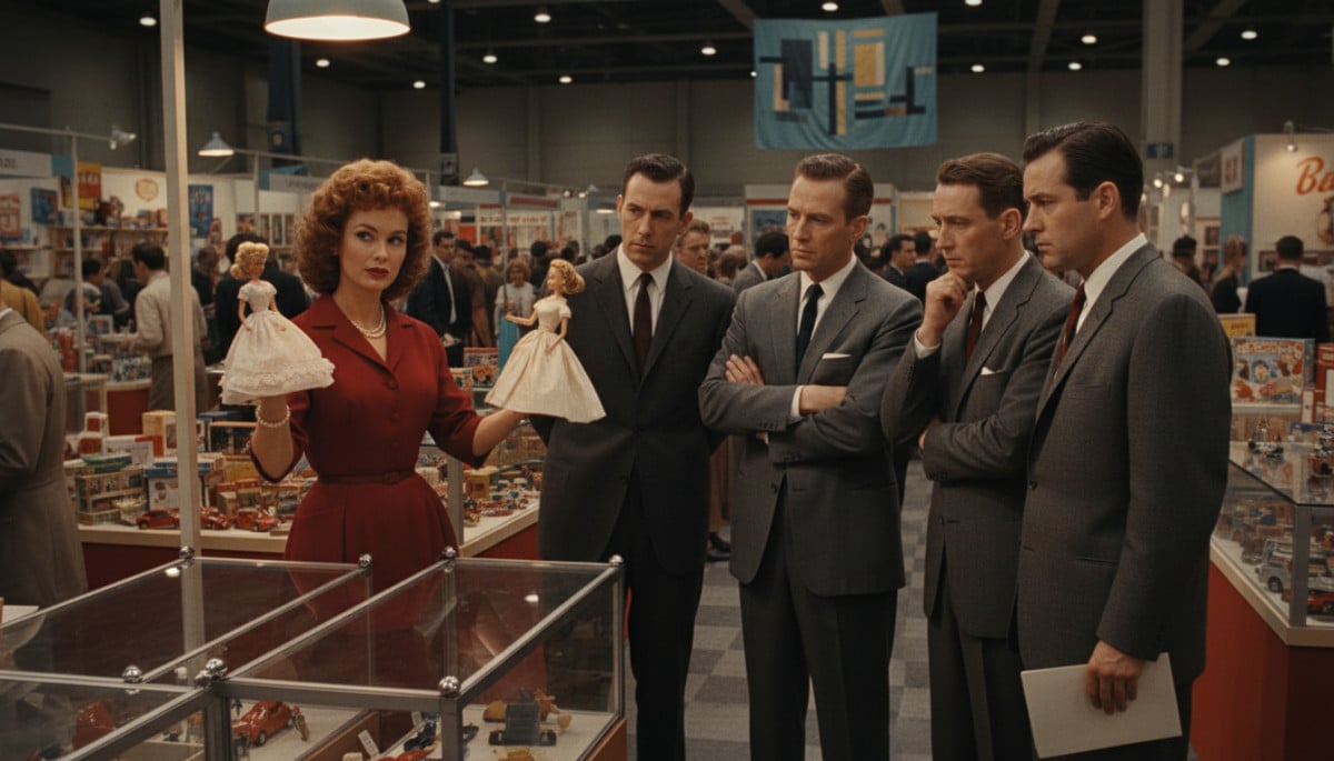 Présentation de Barbie au salon du jouet de New York 1959