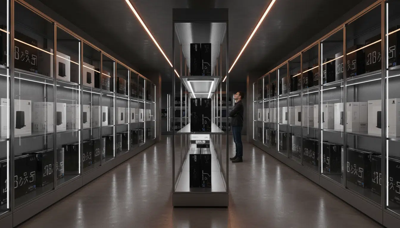 Console PS5 Pro affichée à 899,99 € en magasin