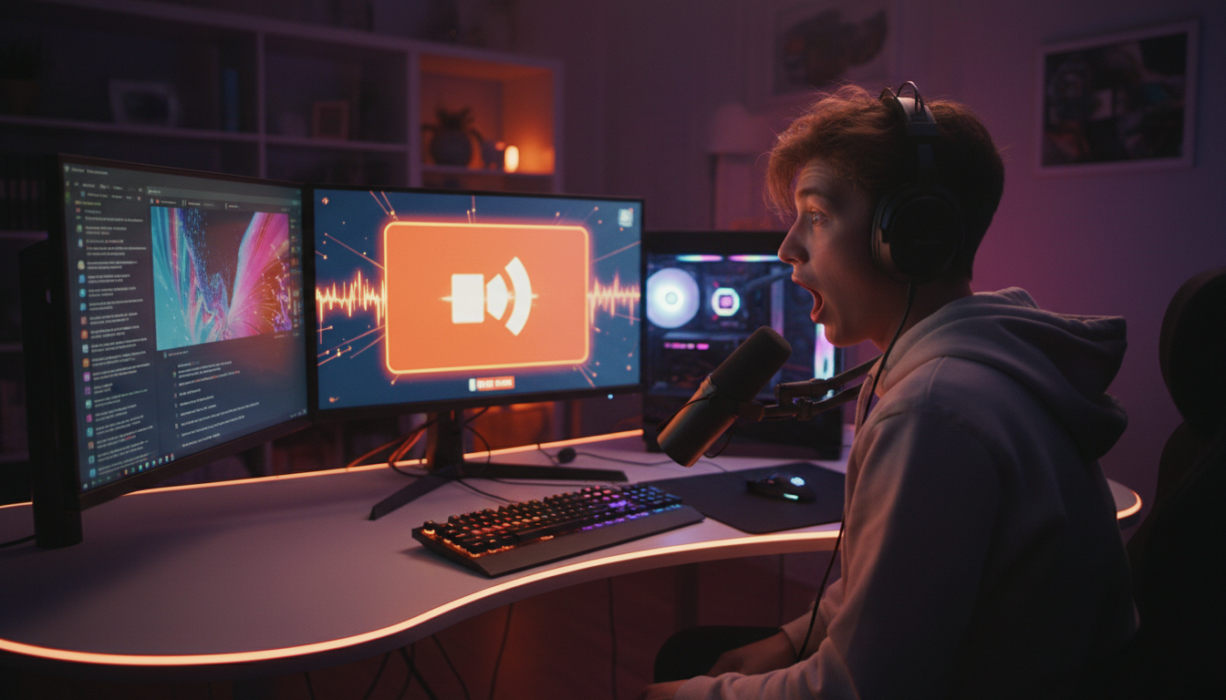 Créateur de contenu surpris en live streaming