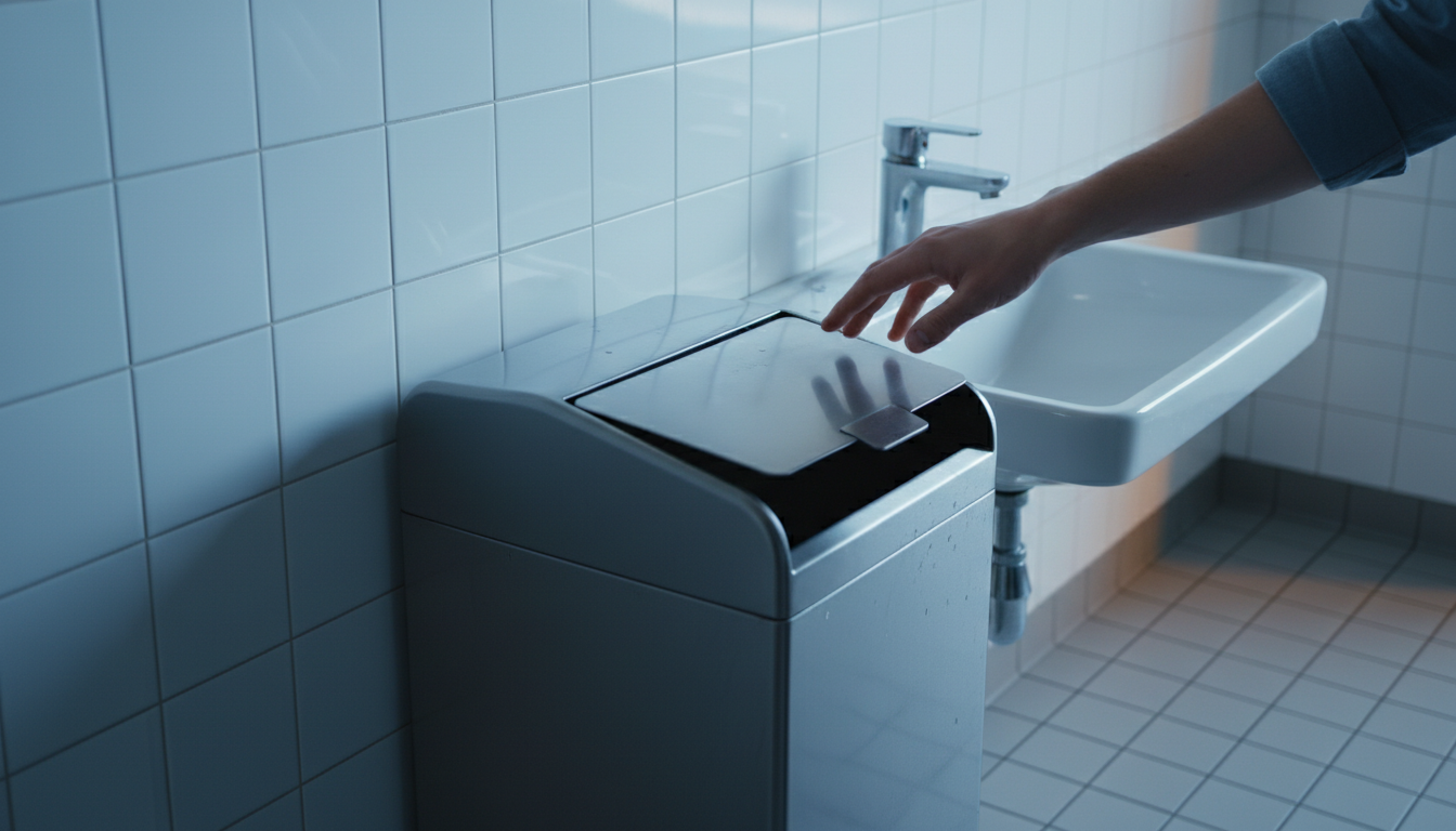 Poubelle de toilettes scolaires au centre de la polémique