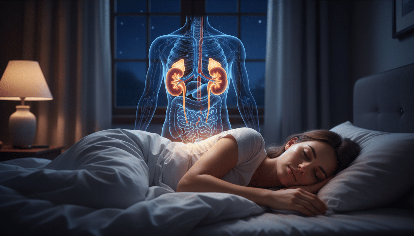Reins qui travaillent pendant le sommeil