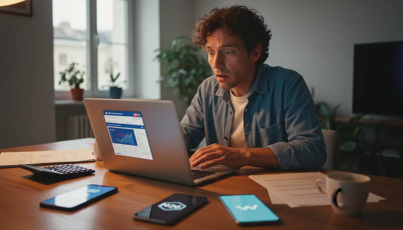 Contribuable découvrant l'obligation de déclarer ses comptes néobanques