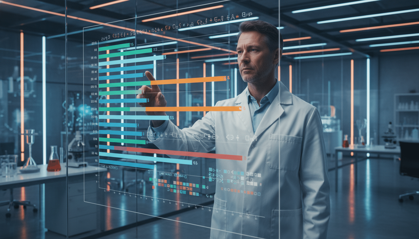 Scientifique analysant des données sur le risque de cancer