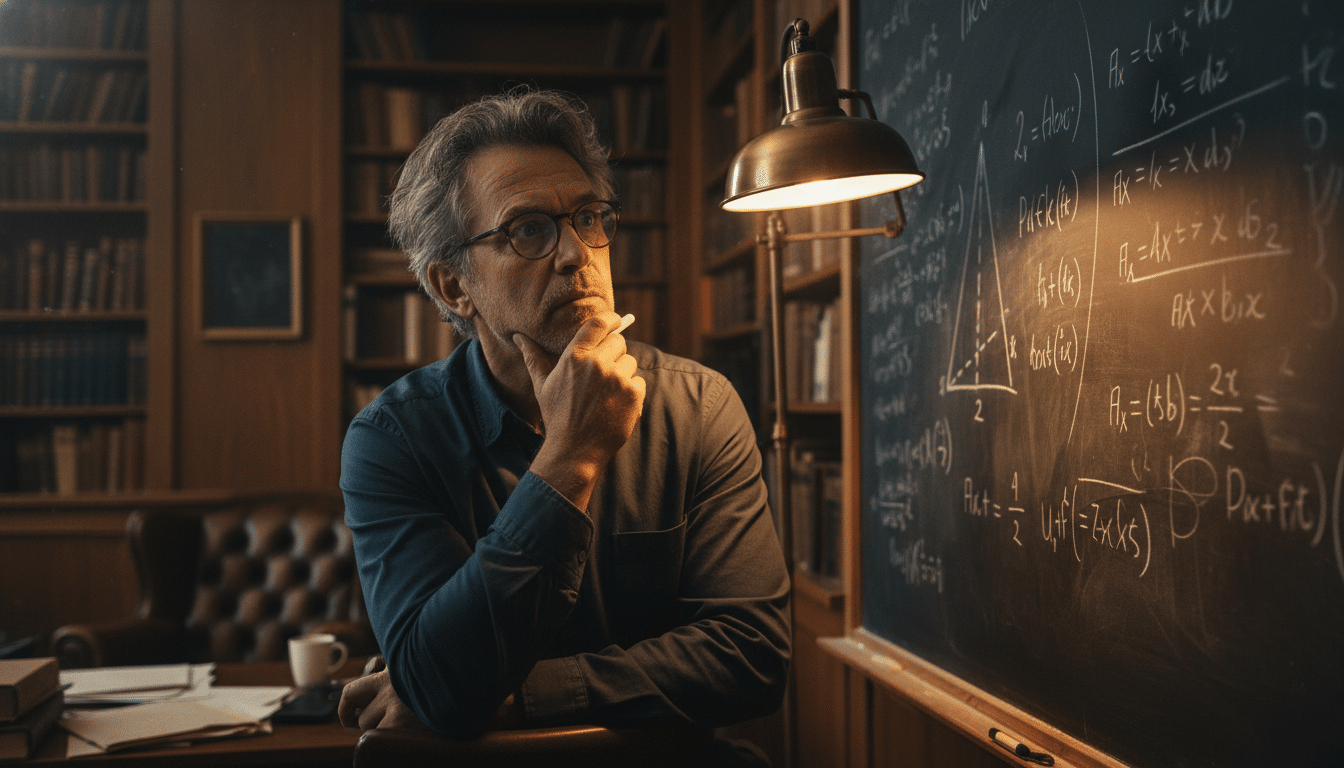 scientifique étudiant les équations des trous noirs