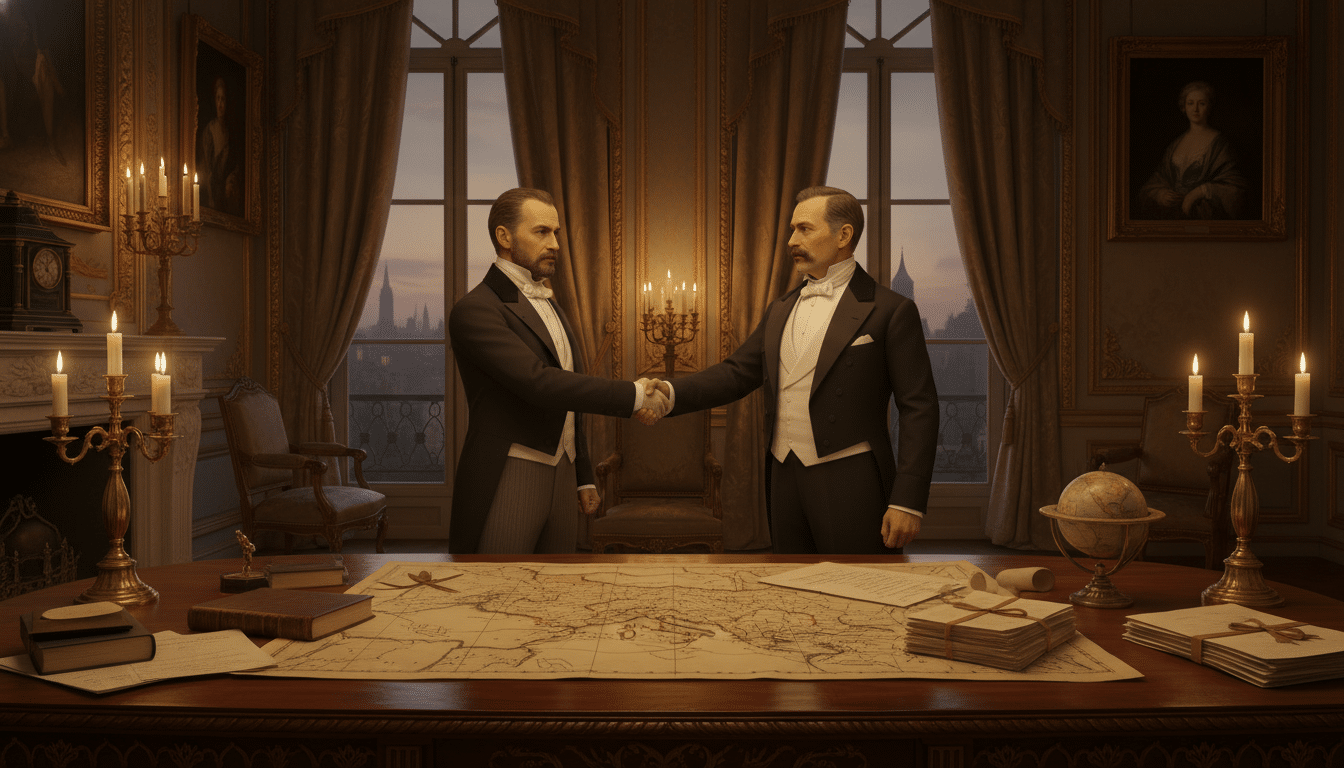 Signature de l'Entente Cordiale entre la France et le Royaume-Uni