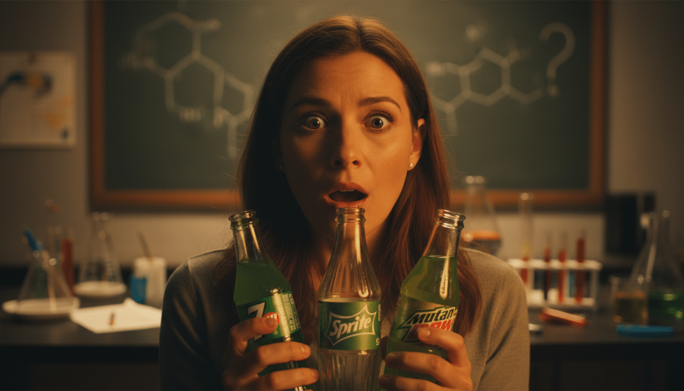 Sprite, 7UP, Mountain Dew : pourquoi les sodas verts sont tous sans caféine — la raison va te laisser sans voix