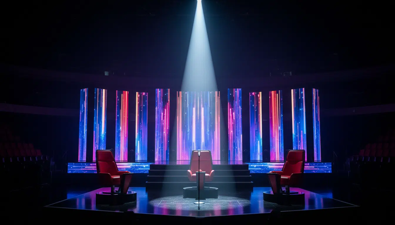 Scène vide de The Voice en hommage à Dylan Carter