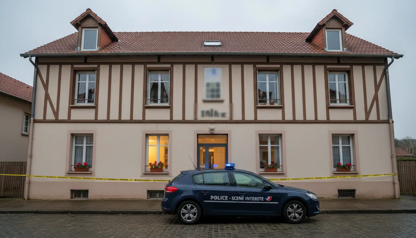 Résidence pour personnes âgées à Thionville avec véhicule de police