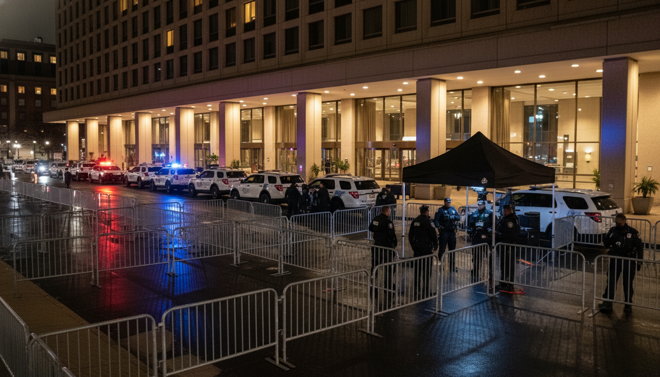 Hôtel Washington Hilton sécurisé après les coups de feu