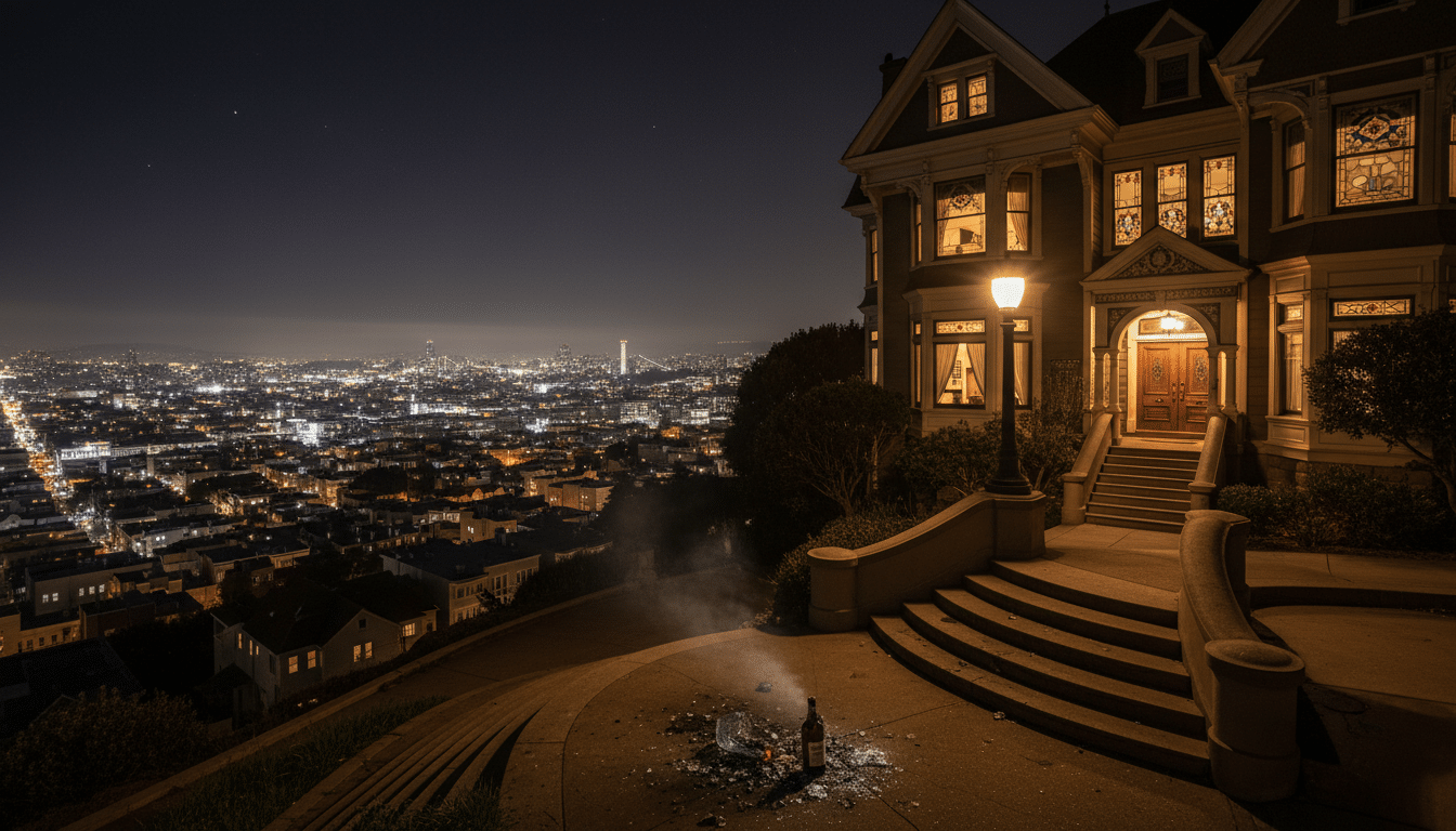 Maison de Sam Altman à San Francisco après l'attaque