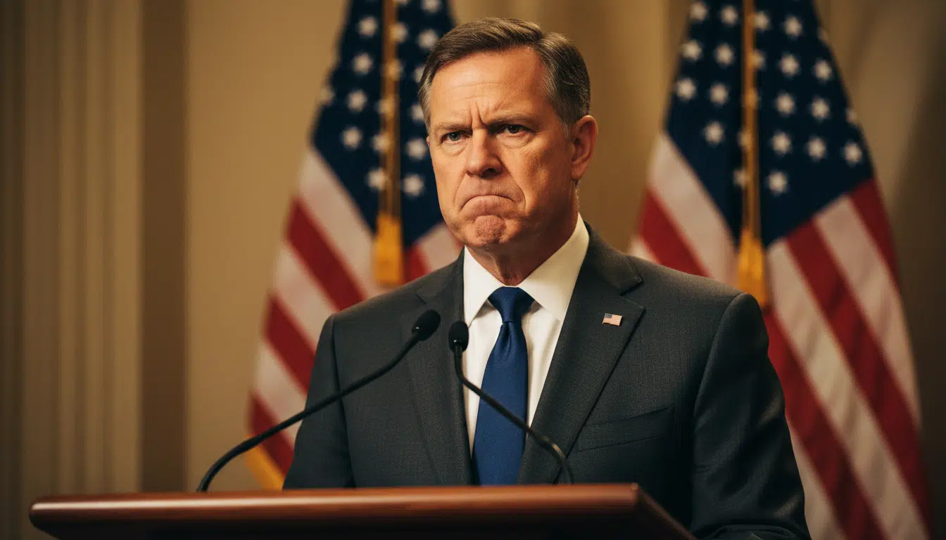 Donald Trump lors de son ultimatum à l'Iran