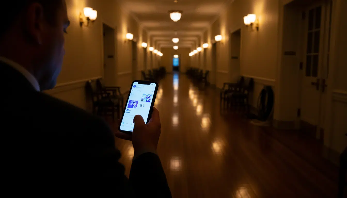 Réponse de la Maison-Blanche sur les réseaux sociaux