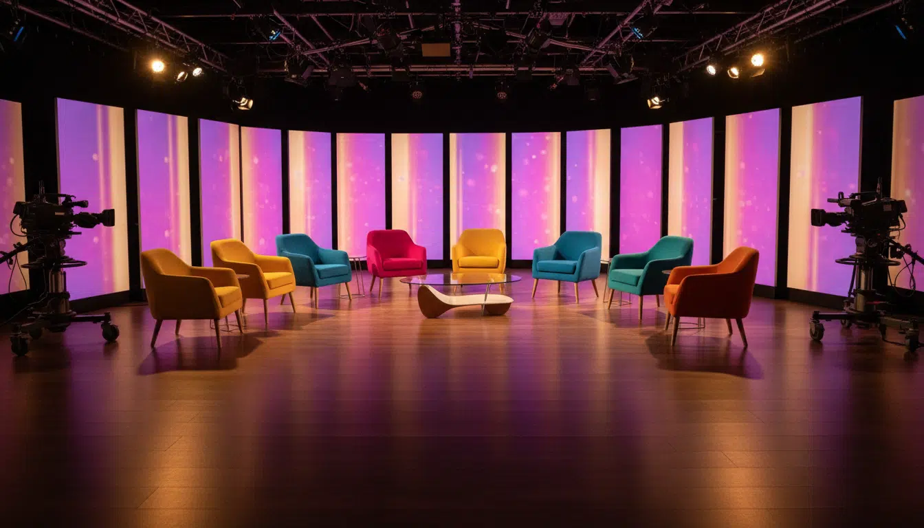 Plateau de TPMP pendant une soirée confidences entre chroniqueurs