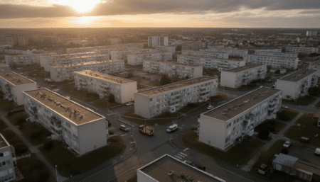 Quartier Belleroche à Villefranche-sur-Saône bouclé par la police