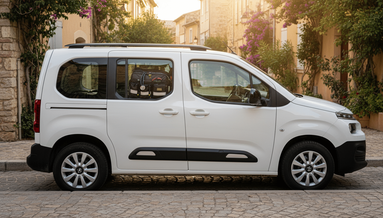 Voiture professionnelle infirmière libérale Montpellier