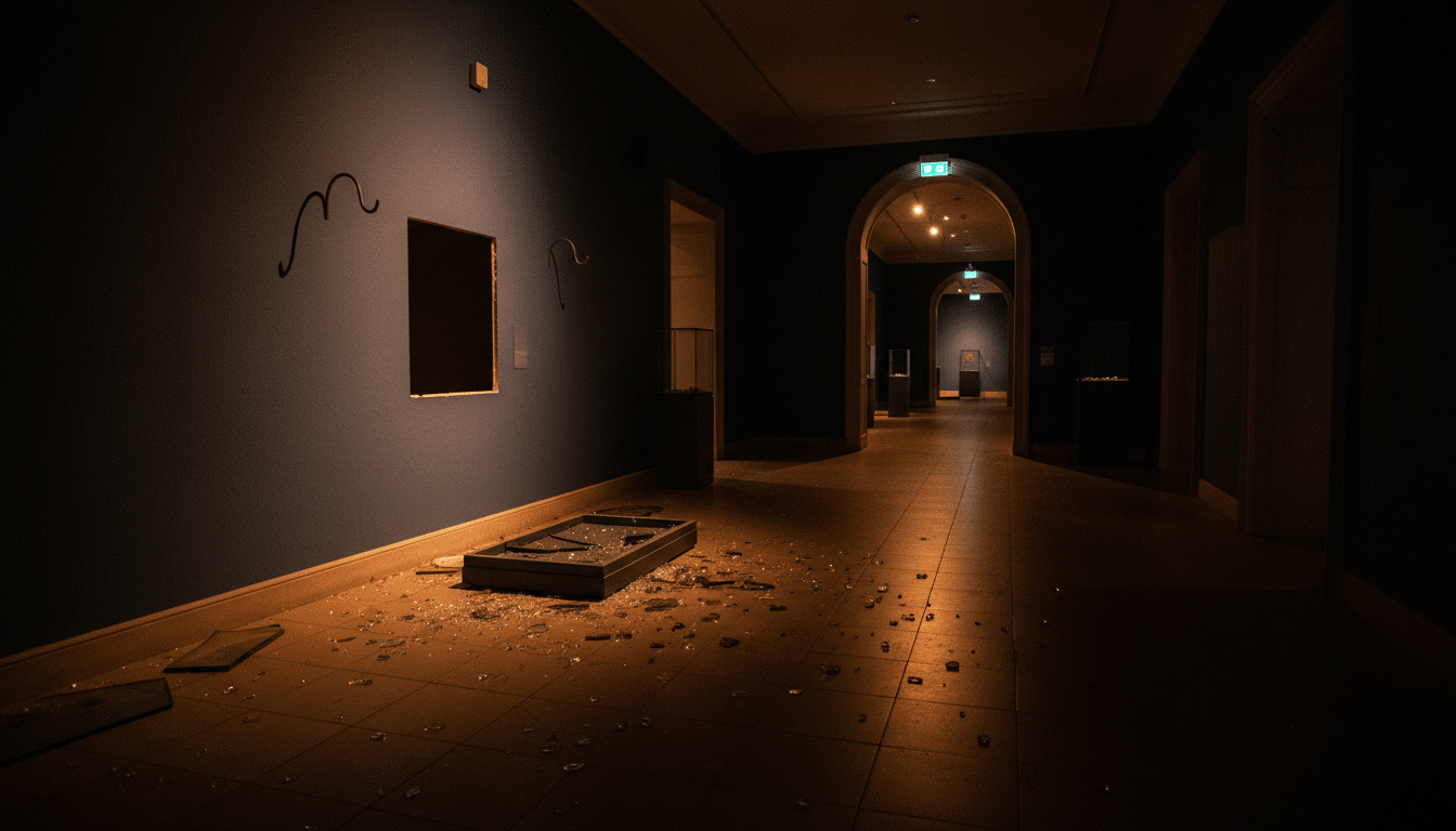 Vitrine brisée dans un musée néerlandais après le vol