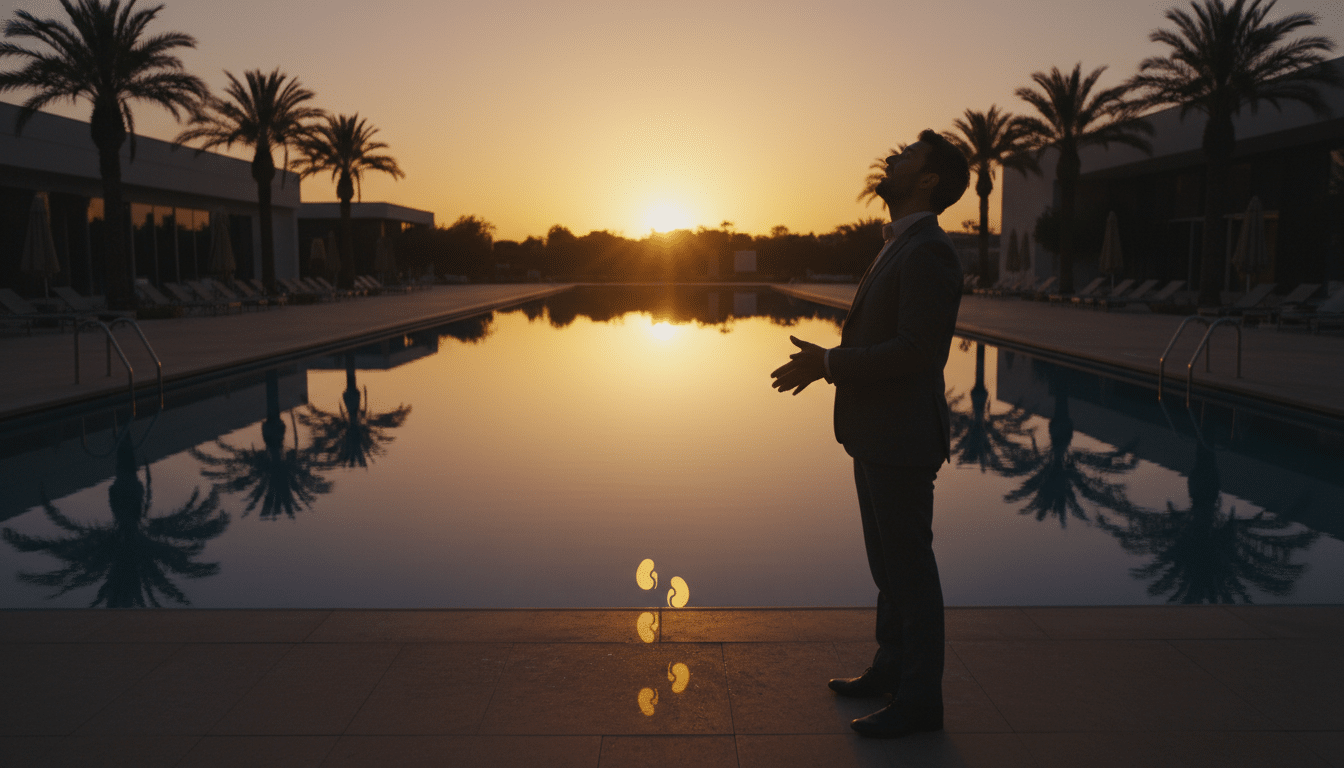 Volume filtré par les reins comparé à une piscine olympique