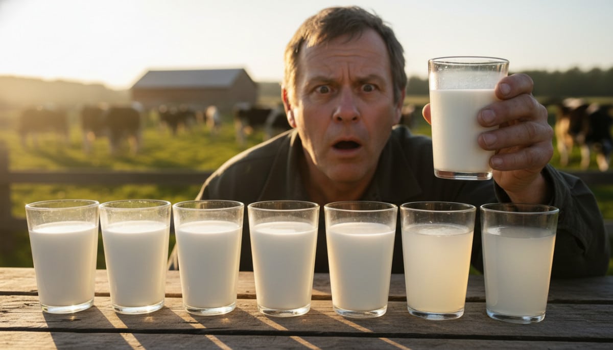 1 verre de lait sur 6 n'a jamais touché une vache : le chiffre qui va te faire relire l'étiquette