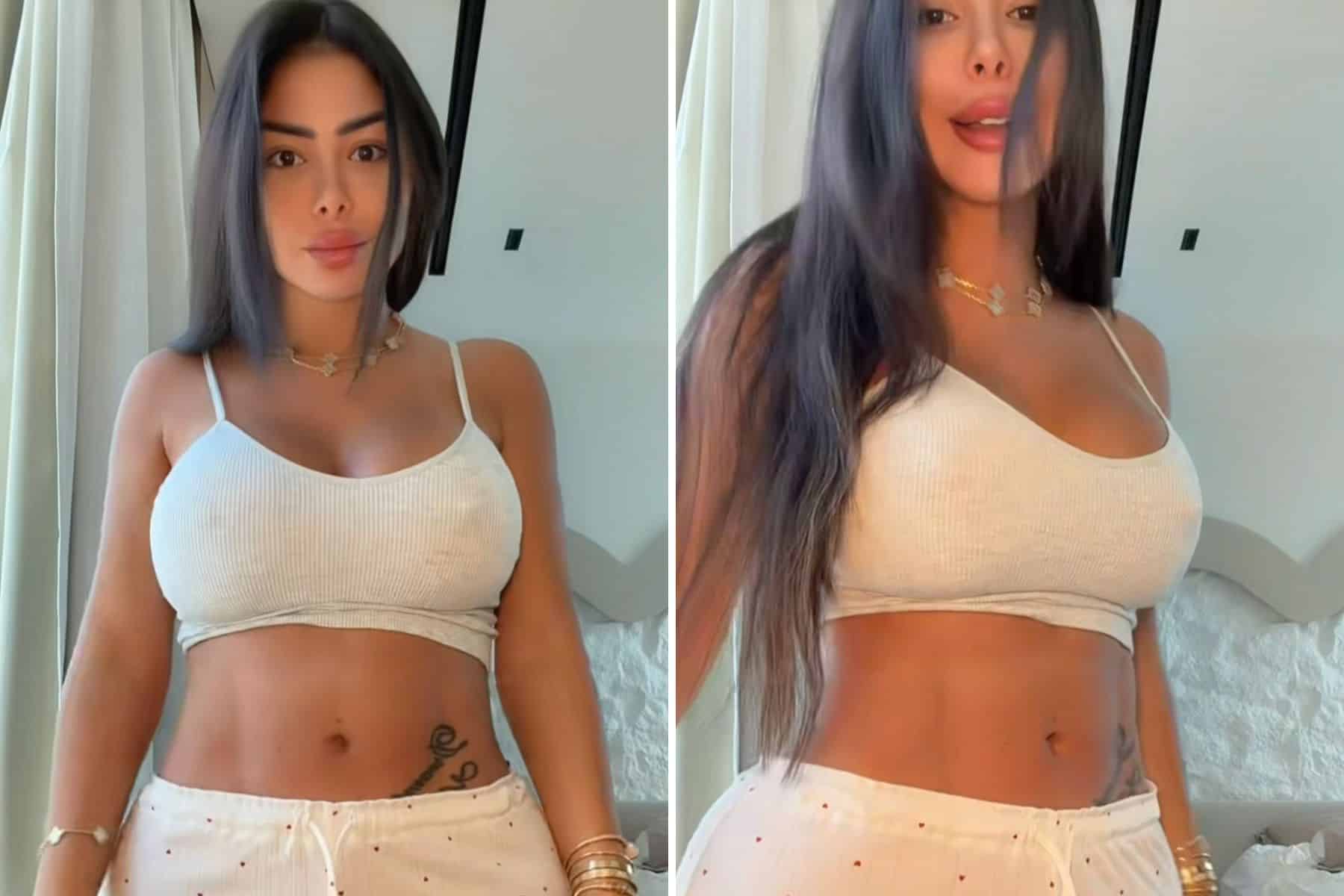 Maeva Ghennam enceinte