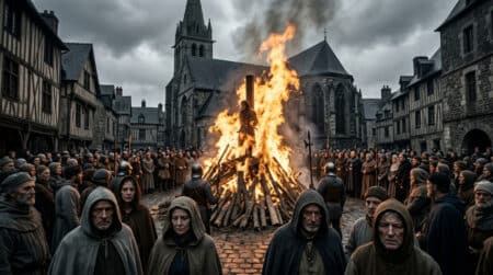 Bûcher de Jeanne d'Arc à Rouen en 1431