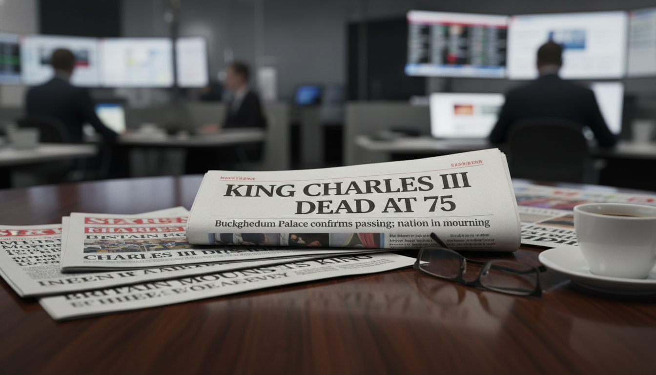 Charles III décédé ? Sa mort annoncée dans les médias britanniques