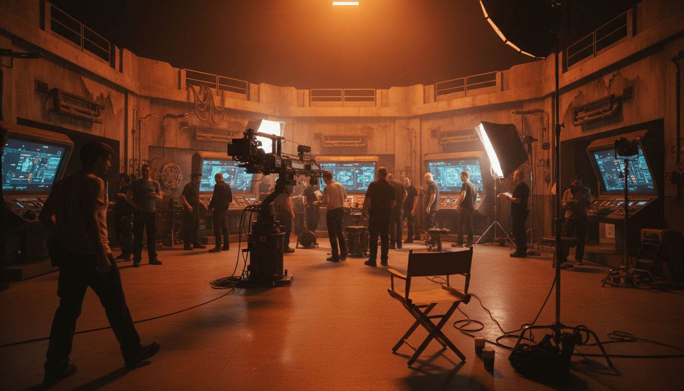 Décor futuriste du film Chien 51 réalisé par Cédric Jimenez