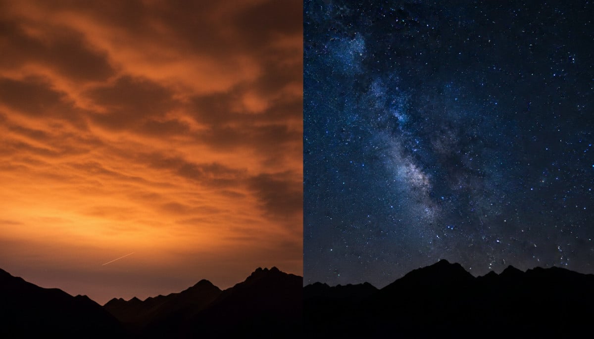 Ciel nuageux chaud versus ciel dégagé froid la nuit
