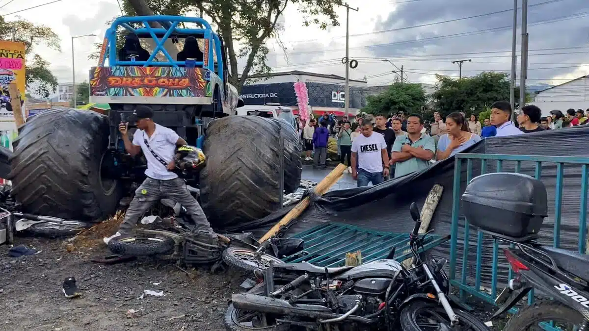 Colombie : un Monster truck fonce sur la foule lors d'un spectacle, une fillette de 10 ans parmi les morts