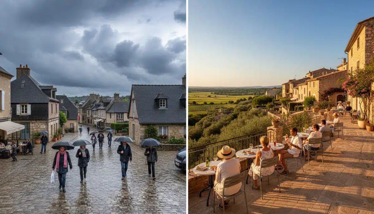 Contraste météo France nord nuageux sud ensoleillé 10 mai
