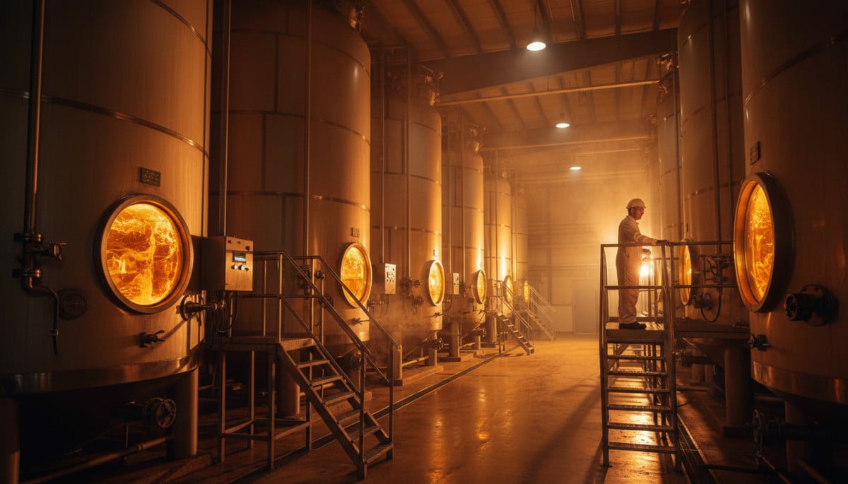 Cuves de fermentation industrielle pour sauce soja