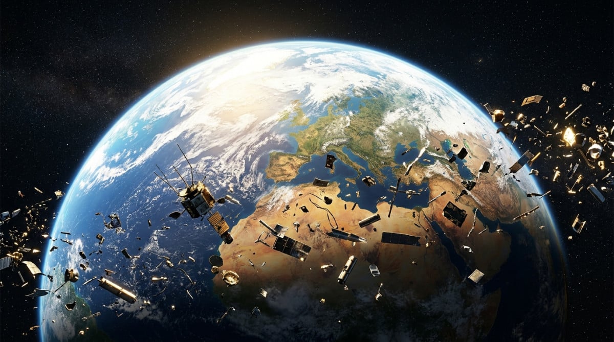 Débris spatiaux et satellites morts en orbite terrestre