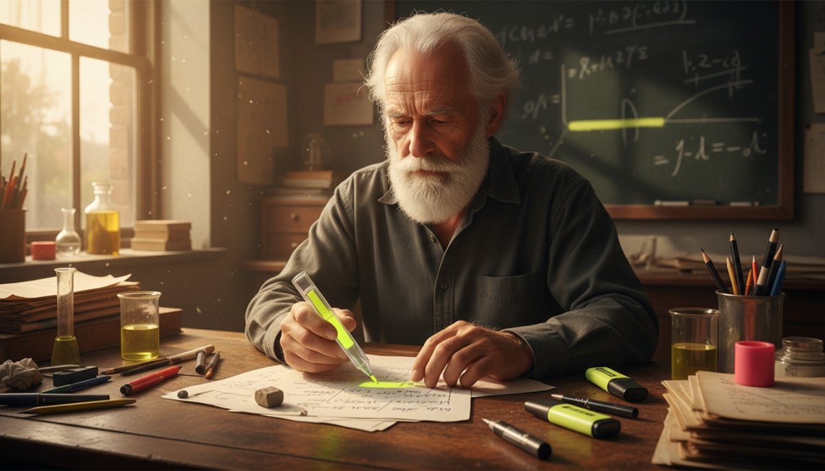 Editorial press photograph illustrating: Gaffer, Bic, Stabilo : l'inventeur du surligneur voulait ju