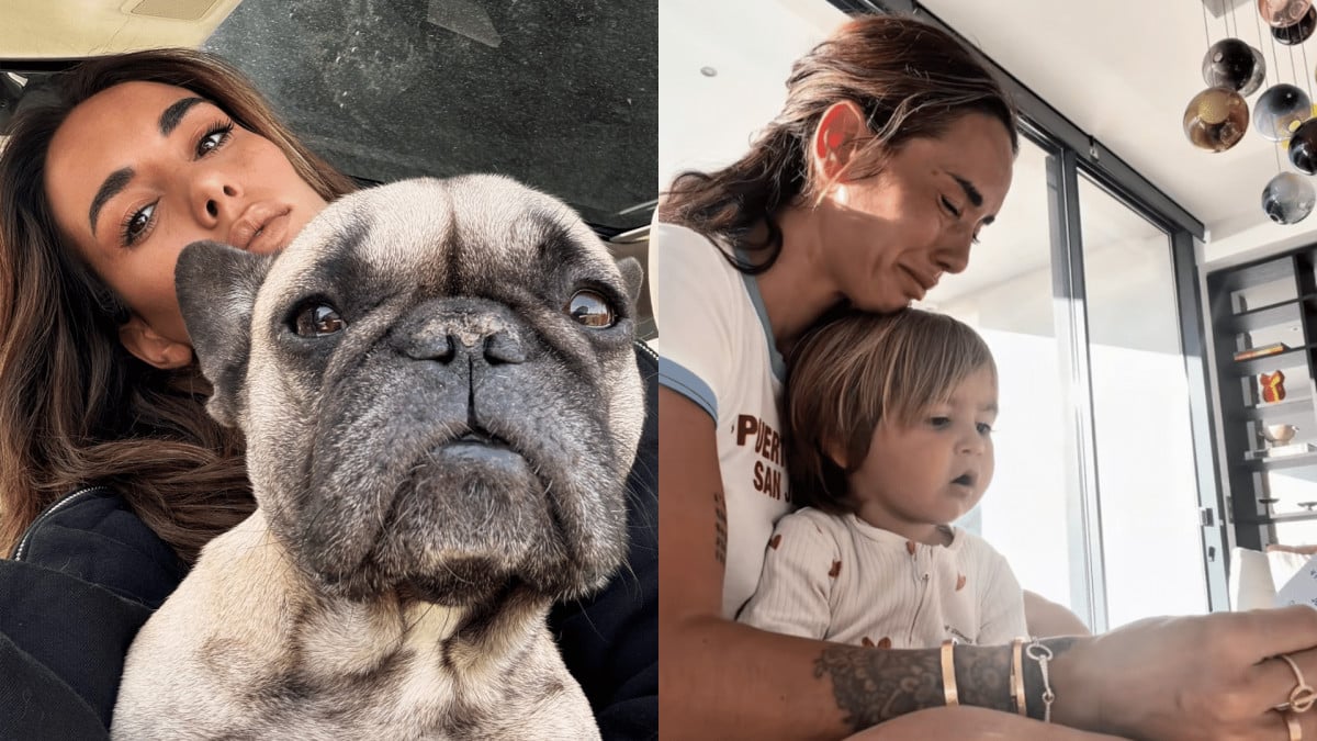 « Elle va partir au ciel » : Hilona Gos prépare son fils encore bébé à la mort de leur chien malade