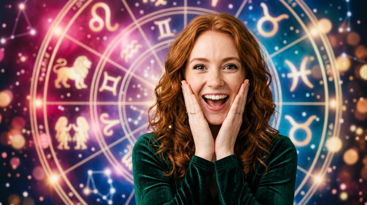 Femme dans un jardin mystique baigné de lumière dorée et violette pour l'horoscope du 24 mai 2026
