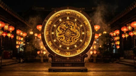 Femme méditant dans une ambiance mystique Terre-Yin pour l'horoscope chinois du 29 mai 2026