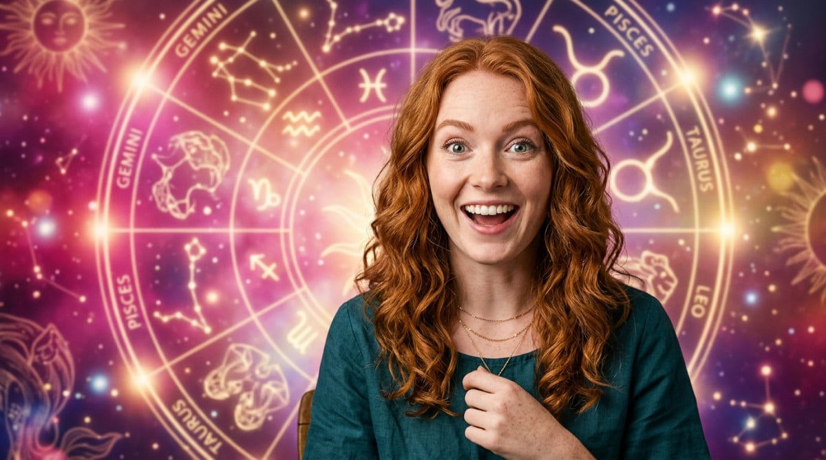 Femme sereine sous un ciel étoilé avec la Lune en Scorpion pour l'horoscope du 26 mai 2026