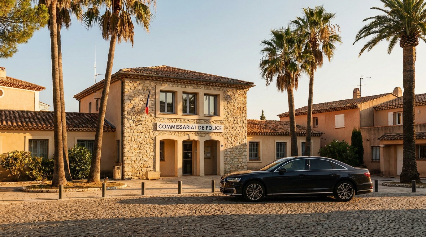Commissariat de police dans le sud de la France