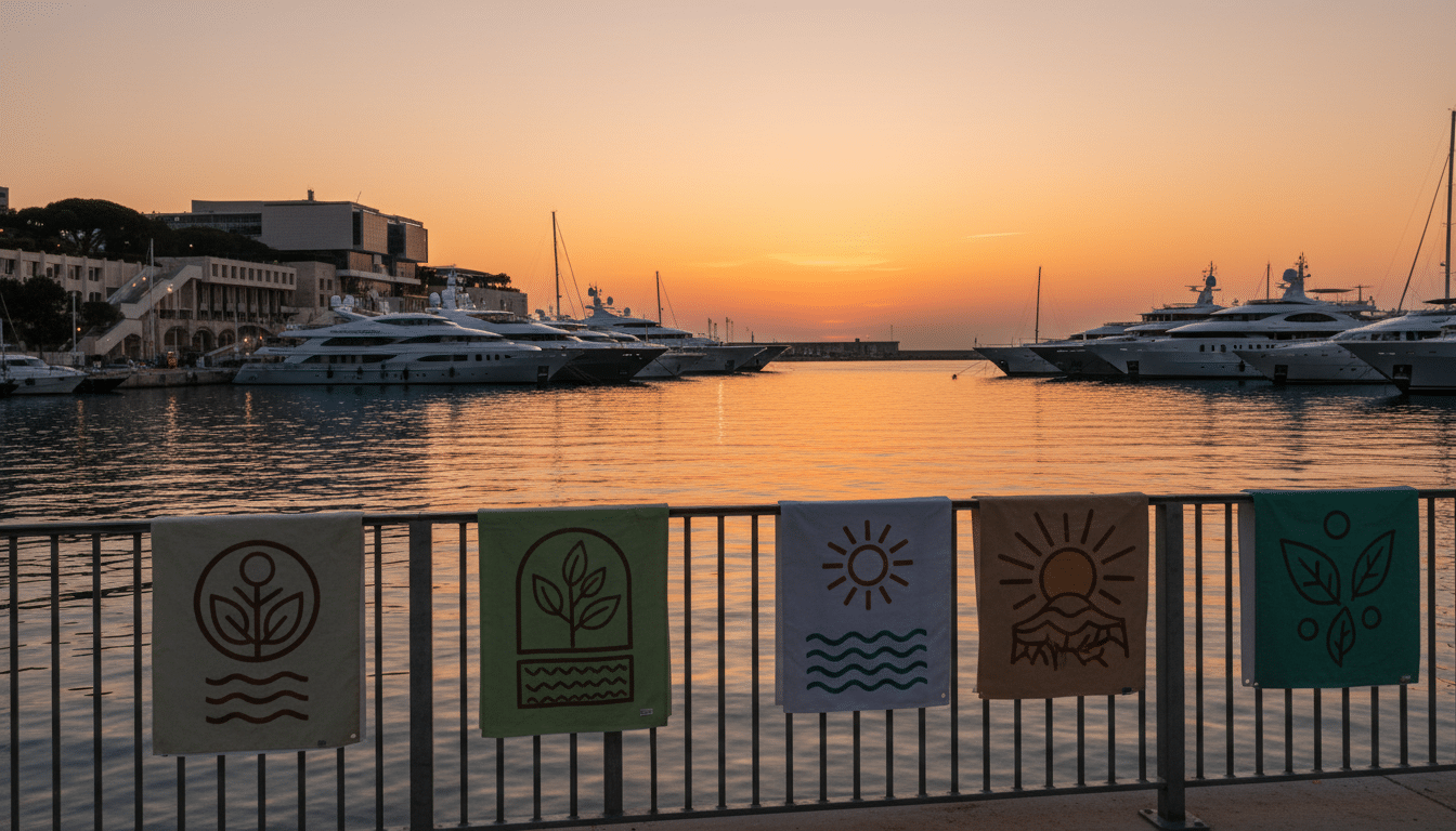 Port de Cannes avec yachts et Palais des Festivals