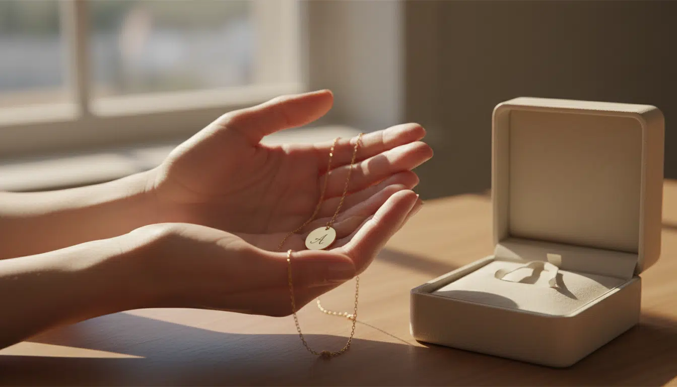 Bracelet minimaliste personnalisé cadeau maman