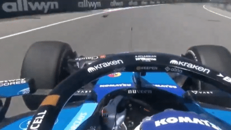 GP du Canada : une marmotte traverse la piste en pleine F1, Alex Albon l'écrase et finit dans le mur