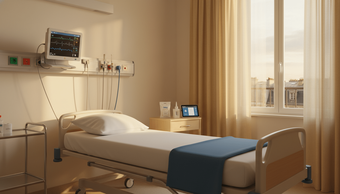 Chambre de quarantaine hospitalière pour les rapatriés français