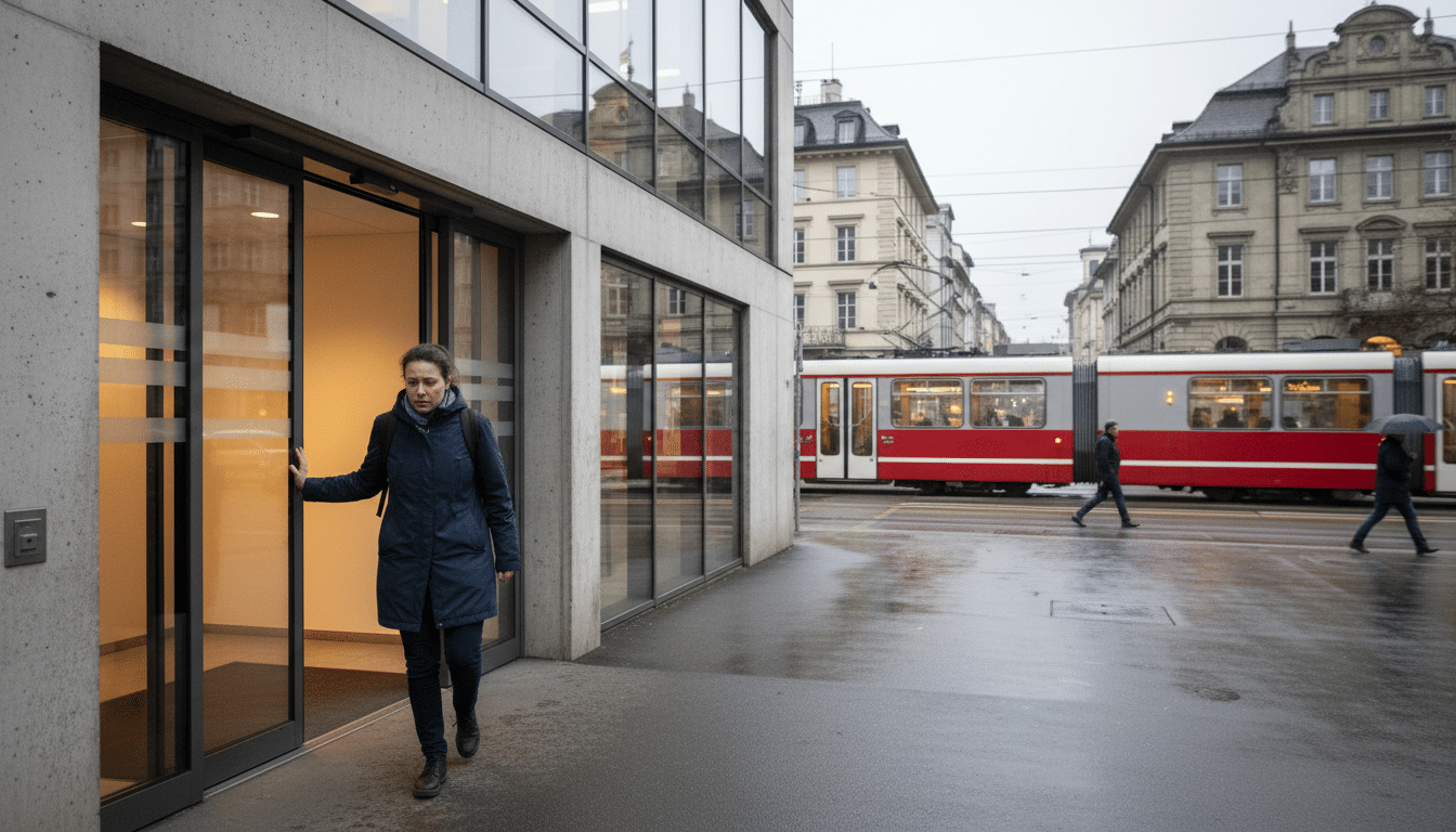 Hôpital universitaire de Zurich où un passager est positif