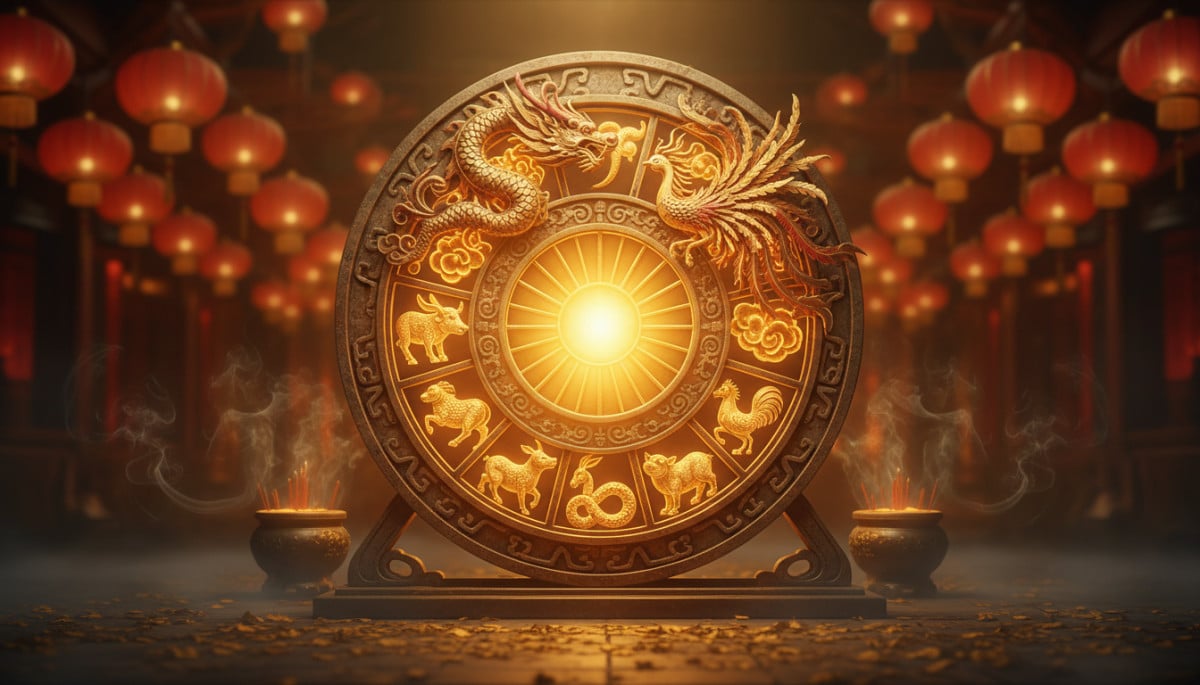 Horoscope chinois 11 mai 2026 énergie Métal-Yang femme méditation lumière dorée