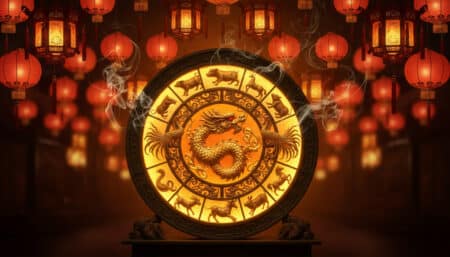 Horoscope chinois 5 mai 2026 énergie Feu-Yin femme méditation mystique