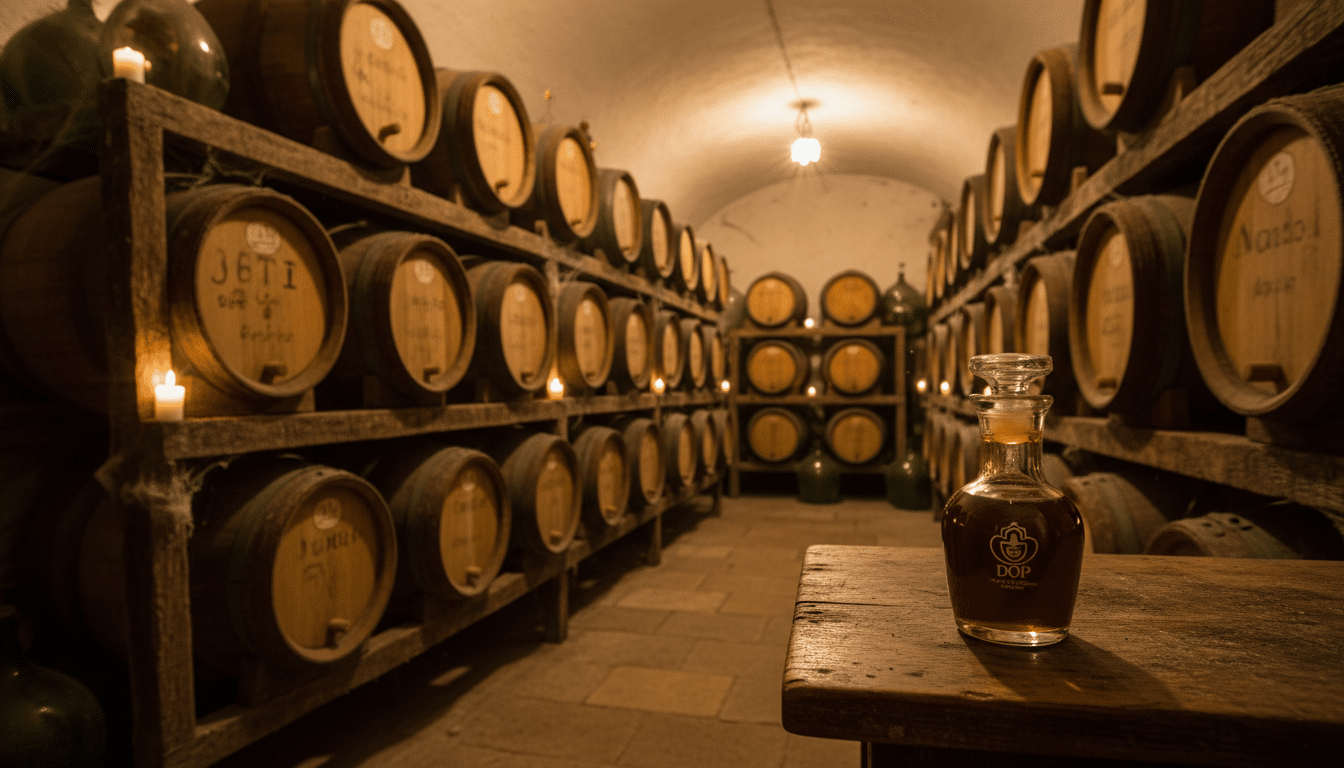 Petits fûts de bois pour le vieillissement du vinaigre balsamique traditionnel
