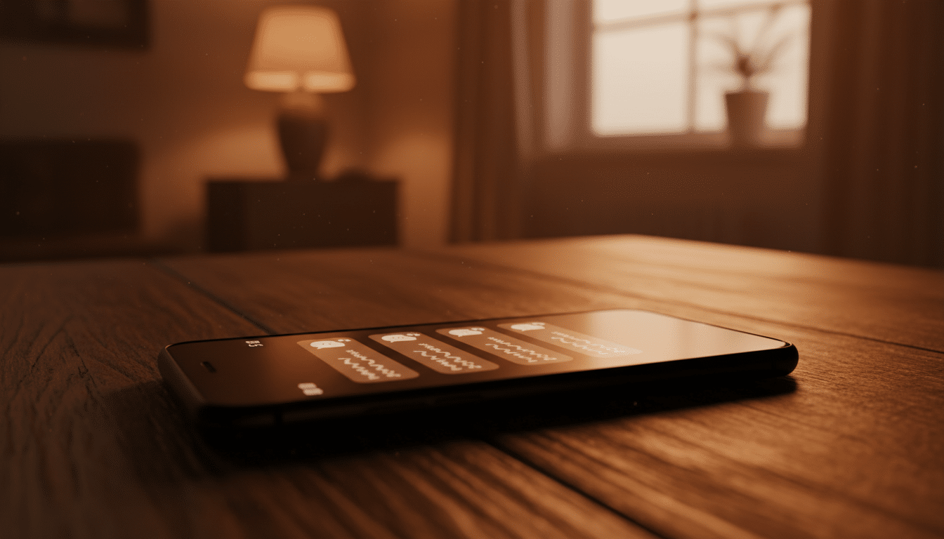 Smartphone affichant de nombreux messages non lus