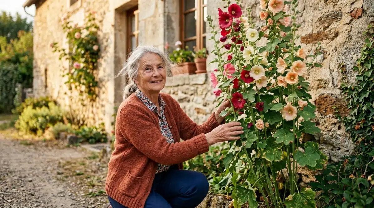 Les anciens plantaient cette fleur géante contre les murs pour une raison que trois générations ont oubliée