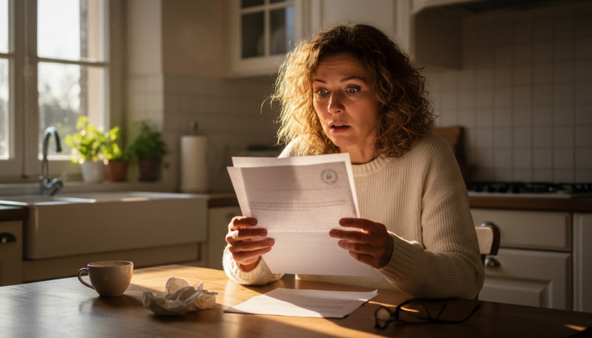 Locataire lisant une offre de vente de son propriétaire