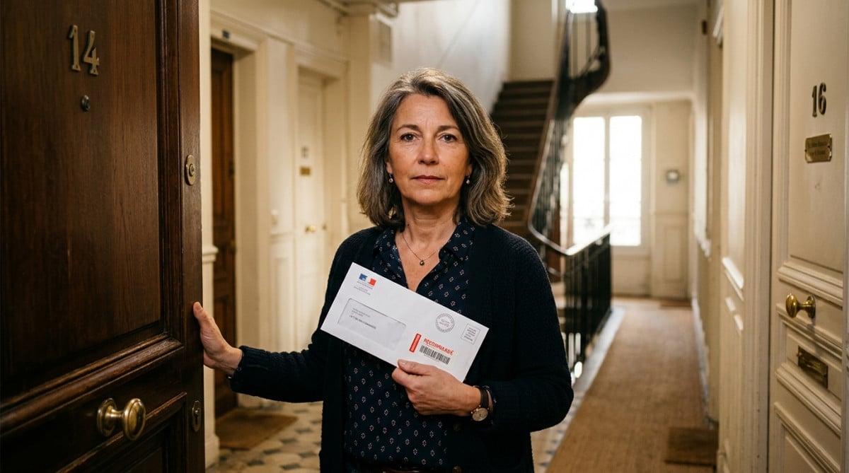 Locataire tenant un courrier recommandé pour nuisances sonores