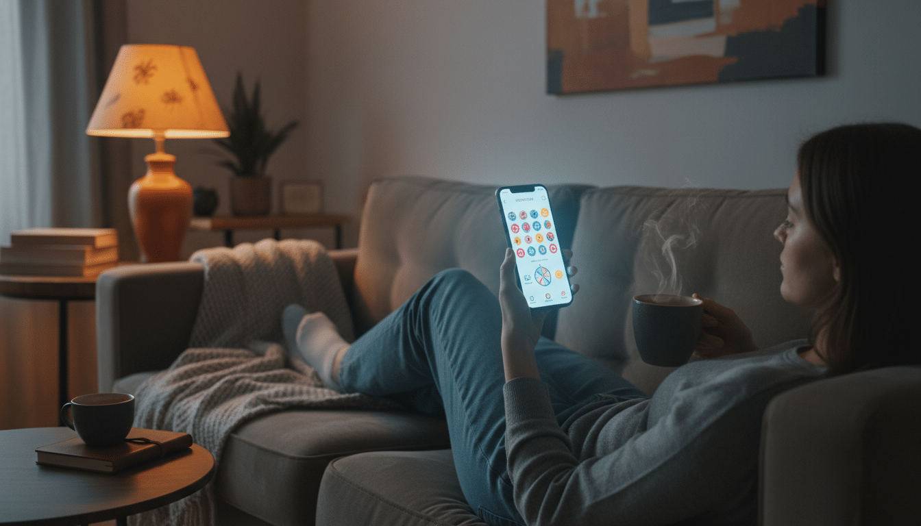 Joueur validant sa grille Loto sur smartphone